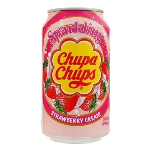 Напій безалкогольний Chupa Chups Полуниця-вершки  345 мл