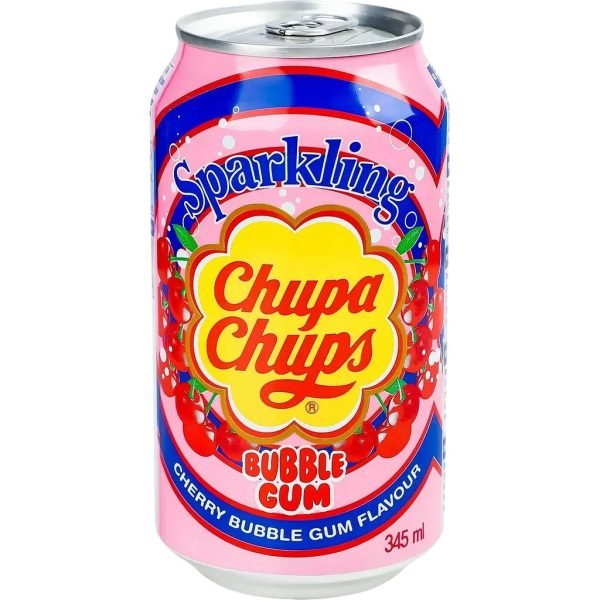 Напій безалкогольний Chupa Chups Bubble Gum Вишня 345 мл