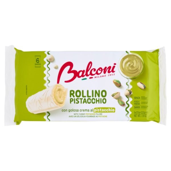 Рулет BALCONI ROLLINO фісташковий 222 г