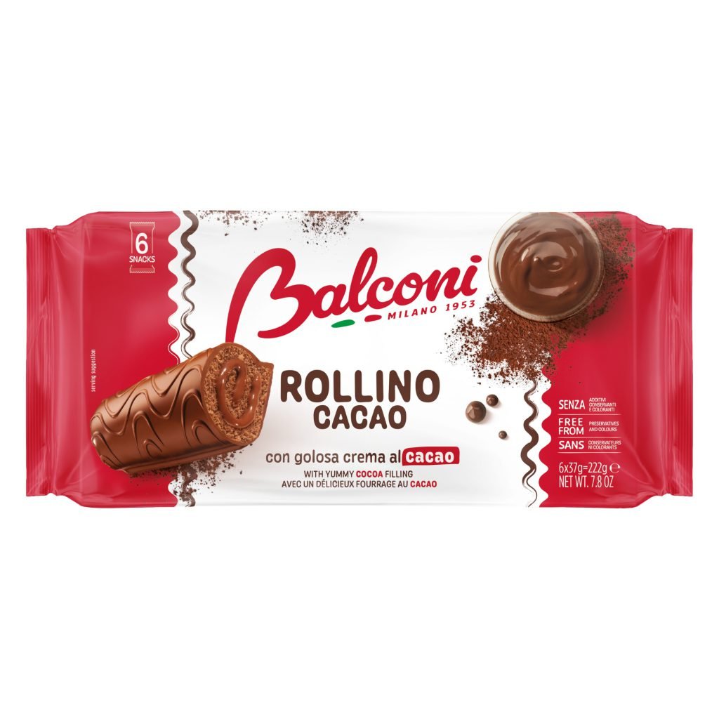 Рулет BALCONI ROLLINO з какао 222 г