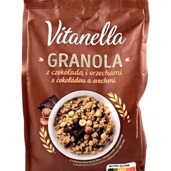 Сухий сніданок мюслі Granola Vitanella з шоколадом та горіхами 350 г