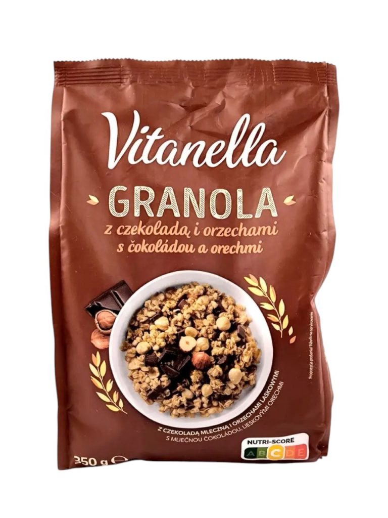 Сухий сніданок мюслі Granola Vitanella з шоколадом та горіхами 350 г
