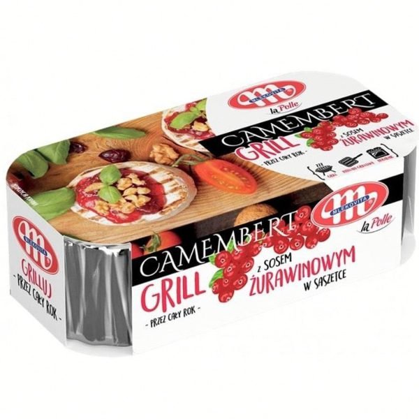 М'який сир Mlekovita Camembert La Polle Grill із журавлиним соусом 230 г