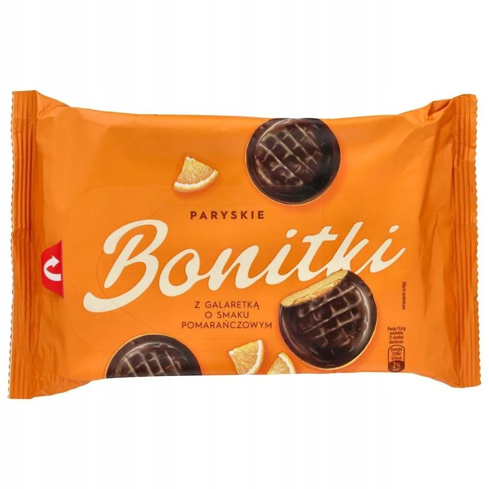 Печиво Bonitki Paryskie з апельсиновим желе 300 г