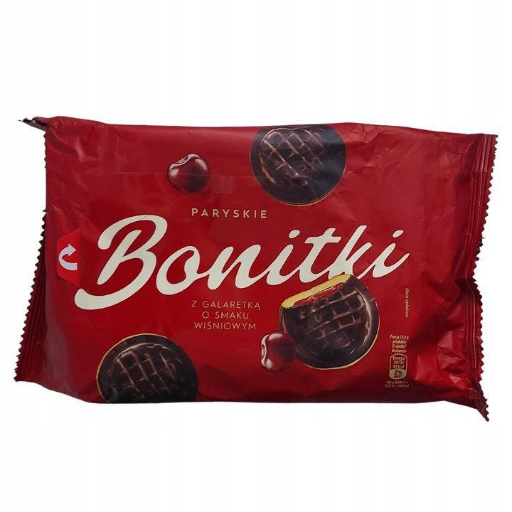 Печиво Bonitki Paryskie з вишневим желе 300 г