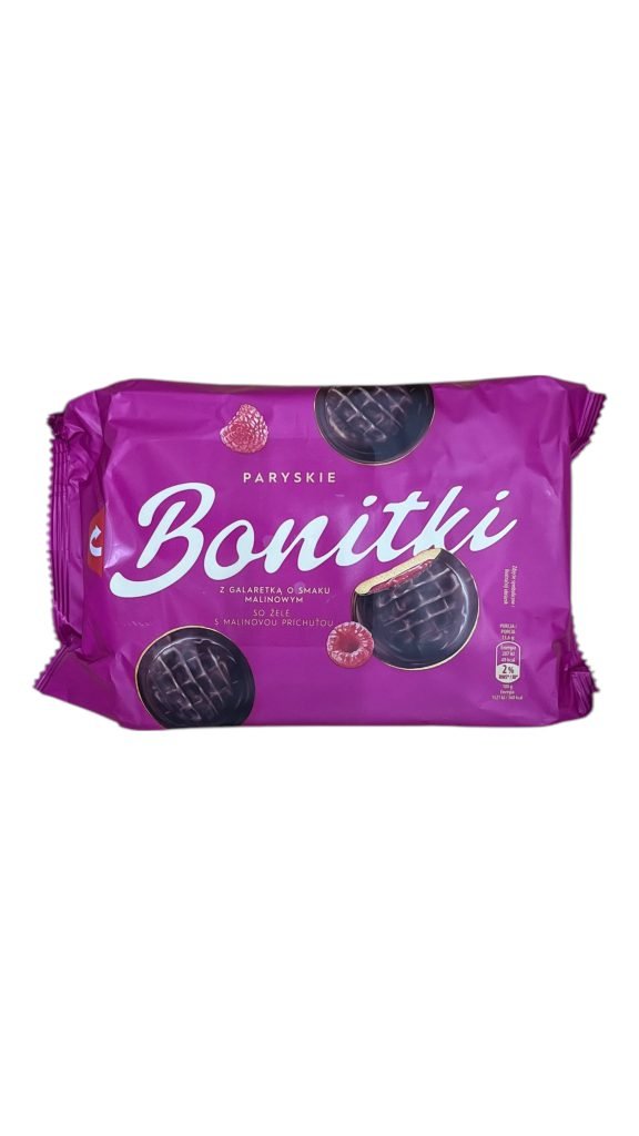Печиво Bonitki Paryskie з малиновим желе 300 г