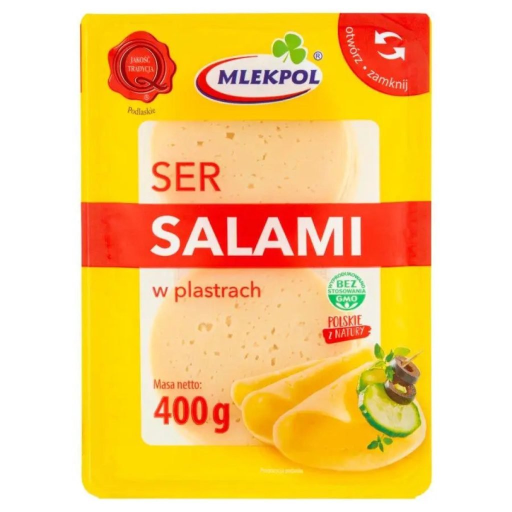 Сирна нарізка Mlekpol Salami 400 г