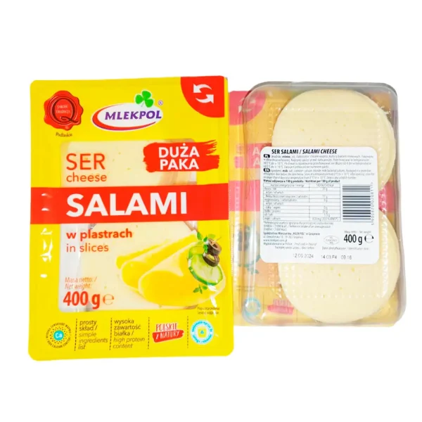 Сирна нарізка Mlekpol Salami 400 г