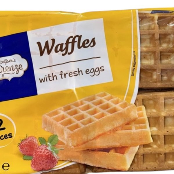 Бельгійські вафлі Confiserie Firenze Waffles 12 шт без начинки 250 г