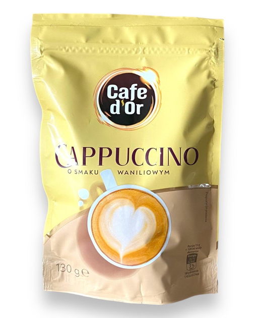Капучіно Cafe d'Or Cappuccino зі смаком ванілі 130 г