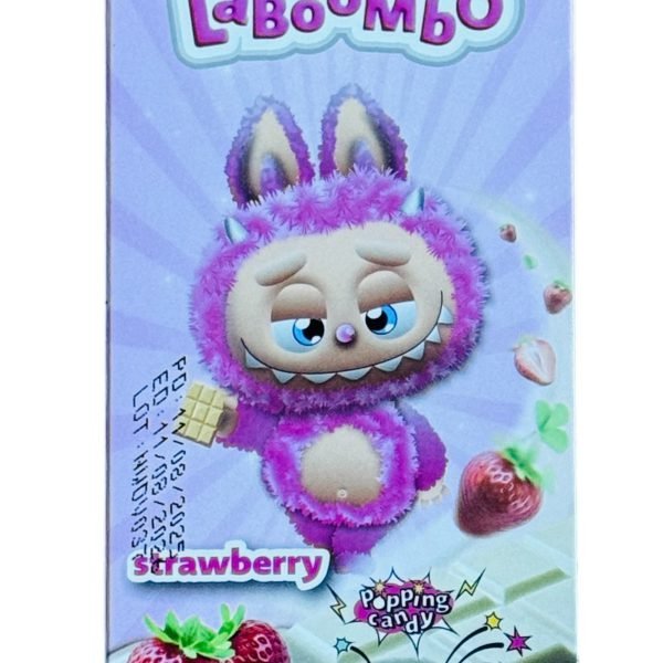 Шоколад Laboobo полуниця, вибухова карамель 75 г