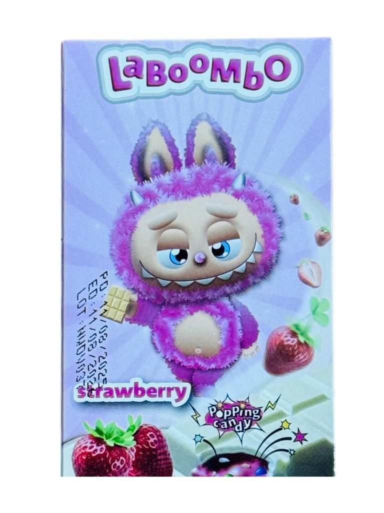 Шоколад Laboobo полуниця, вибухова карамель 75 г