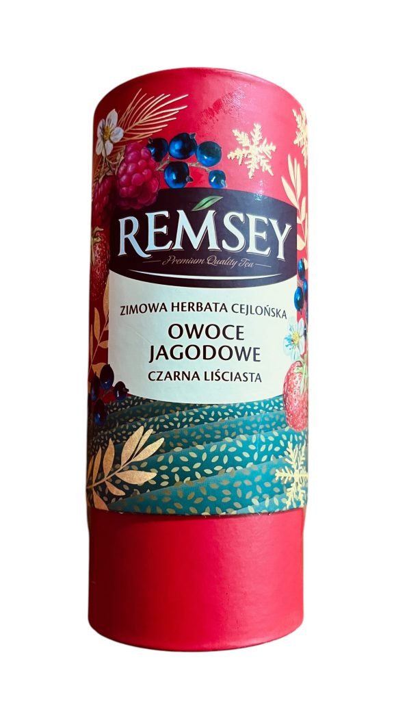 Чай Remsey чорний ягідний в тубусі  70 г