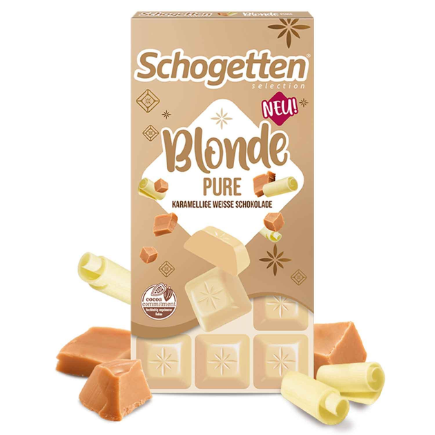 Шоколад білий Schogetten Blonde Pure 100 г