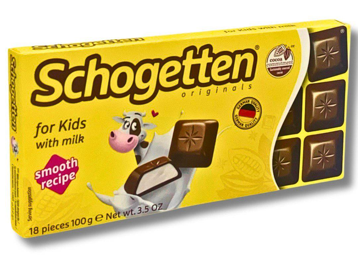 Шоколад Schogetten молочний for Kids with milk 100 г