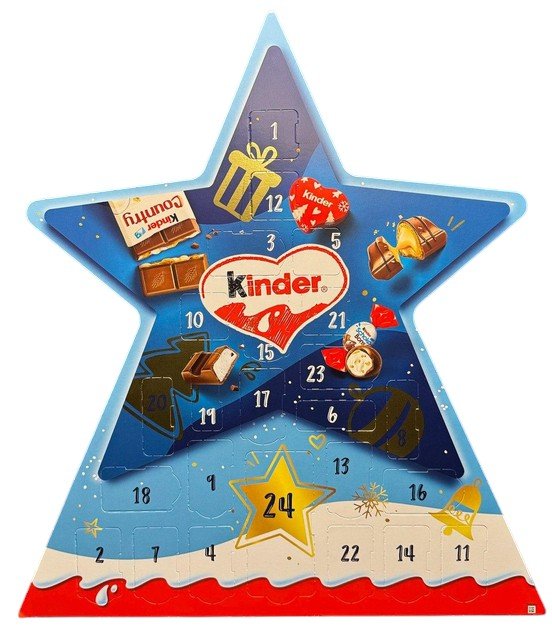 Адвент календар новорічний Kinder Зірка 149 г