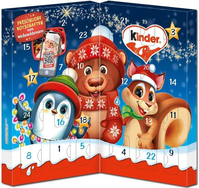 Адвент календар книжка Kinder 113 г