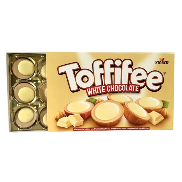 Цукерки Toffifee карамельні в білому шоколаді 125 г