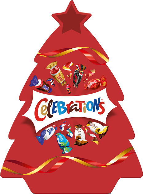 Шоколадний набір Mars Celebrations Ялинка 215 г