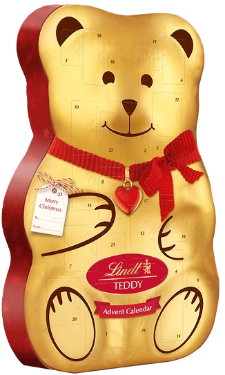 Адвент Календар Lindt Teddy 150 г