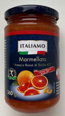 Мармелад з червоних сицилійських апельсин Italiamo 360 г