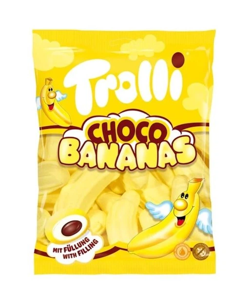 Маршмелоу Trolli Choco Bananas з какао 150 г