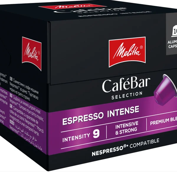 Кава в капсулах Nespresso Melitta Cafe Bar Espresso Intense 10 шт