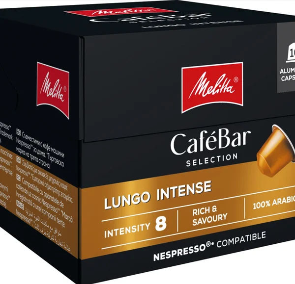 Кава в капсулах Nespresso Melitta Cafe Bar Lungo Intense 10 шт