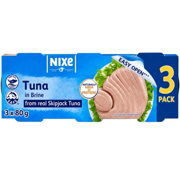 Філе Тунця у власному соку Nixe Tuna Fillets Natural 240 г (3шт х 80г)