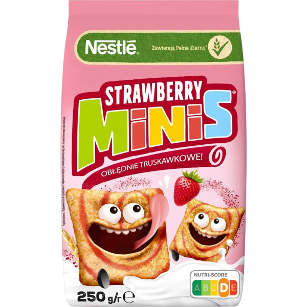 Сніданок сухий Nestle Strawberry-Minis полуниця 250 г