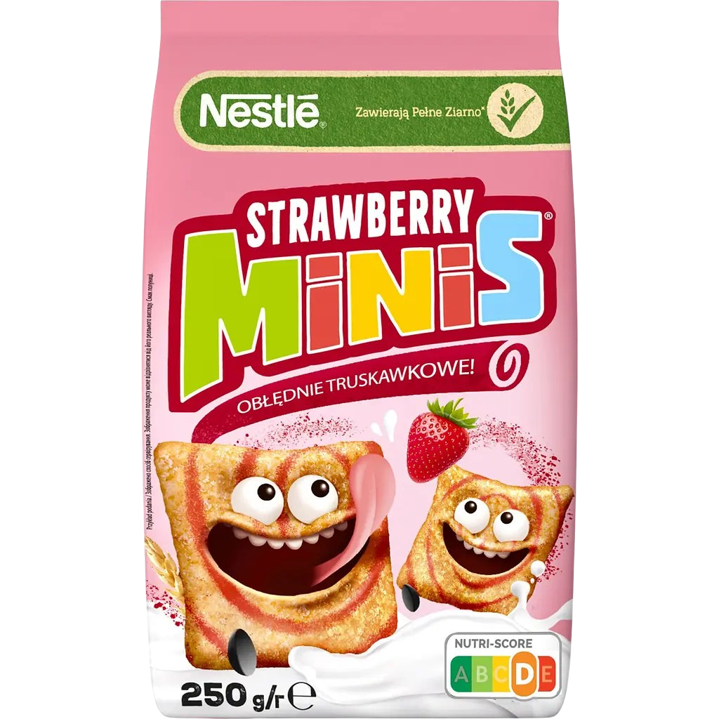 Сніданок сухий Nestle Strawberry-Minis полуниця 250 г