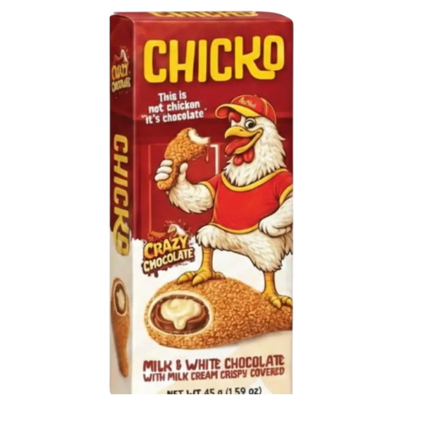 Шоколад CHICKO Crazy Chocolate з кремом та карамелізованим печивом 50 г