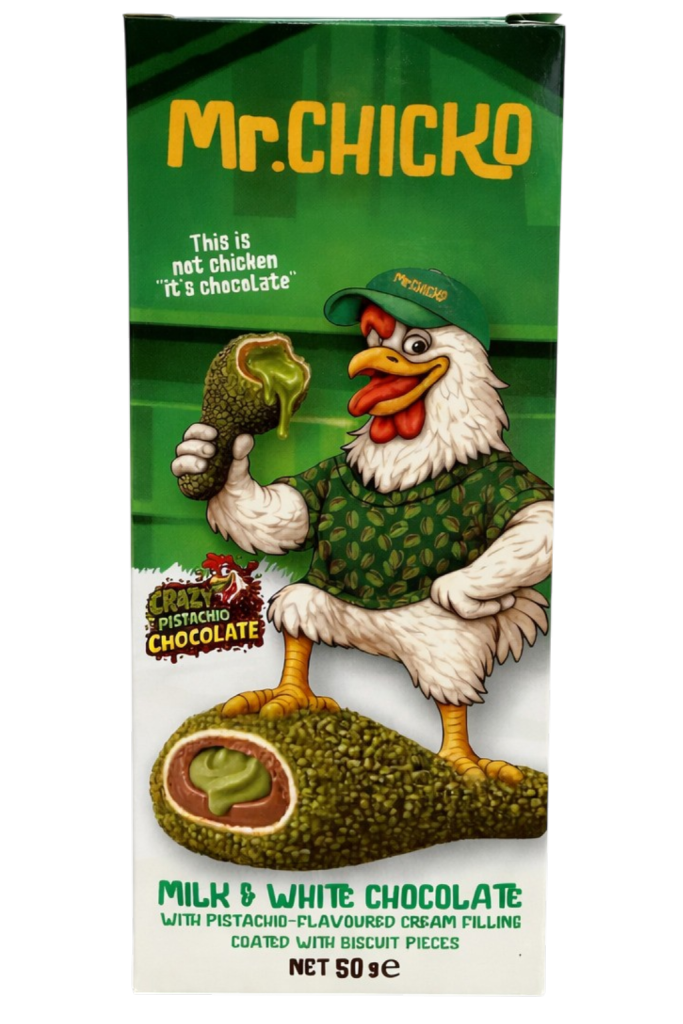 Шоколад CHICKO Crazy Chocolate з фісташковим кремом 50 г