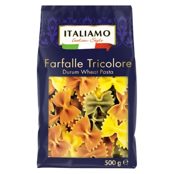 Макарони метелик Italiamo Farfalle tricolore 500 г