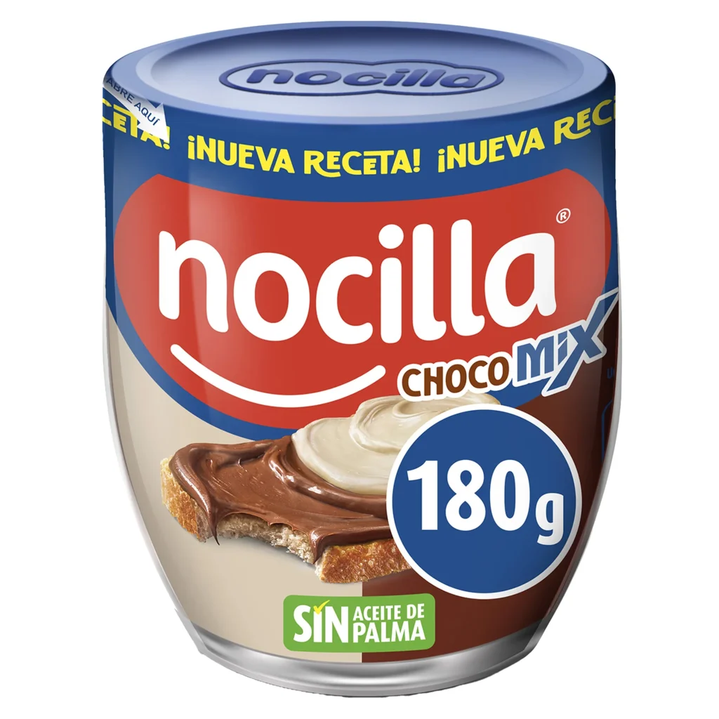 Шоколадно-молочна паста Nocilla Choco Mix з фундуком 180 г