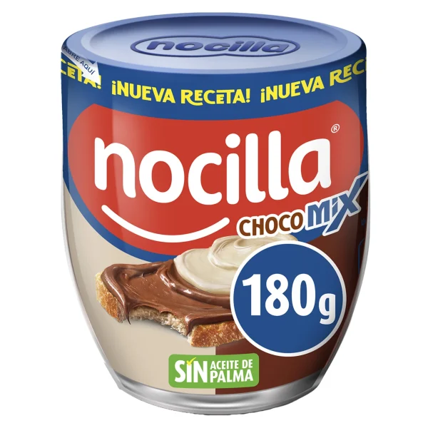 Шоколадно-молочна паста Nocilla Choco Mix з фундуком 180 г