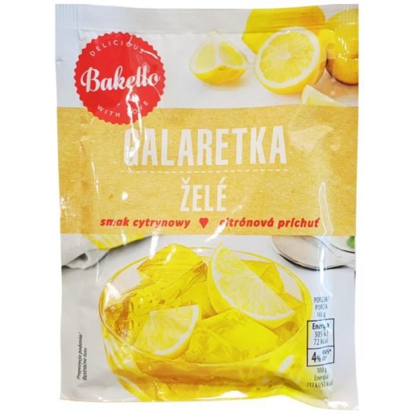 Желе зі смаком лимона Bakello Galaretka 2*75 г