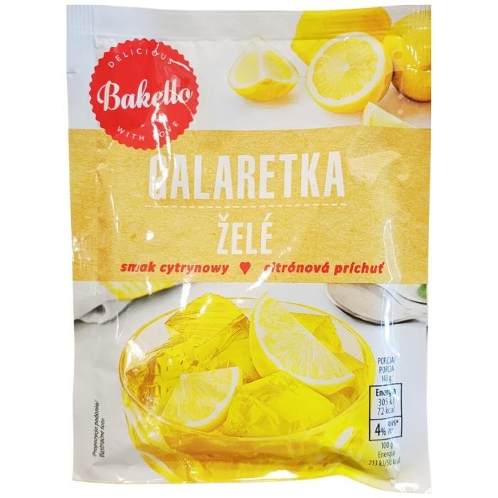 Желе зі смаком лимона Bakello Galaretka 2*75 г