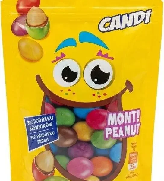 Драже з арахісом в шоколаді Candi Monti 240 г