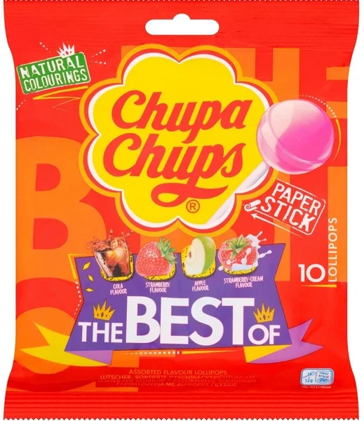 Льодяники Chupa Chups The Best Of 120 г