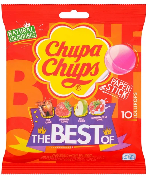 Льодяники Chupa Chups The Best Of 120 г
